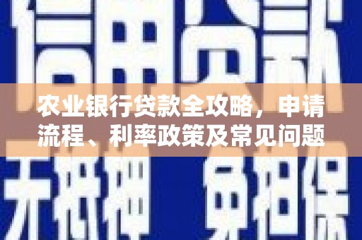 员山农业银行贷款全攻略，申请流程、利率政策及常见问题解析