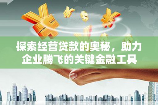 员山探索经营贷款的奥秘，助力企业腾飞的关键金融工具