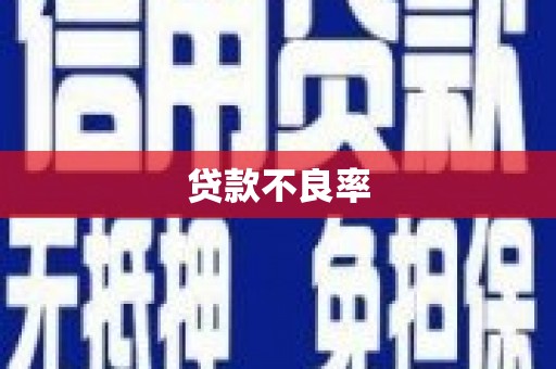 员山贷款不良率