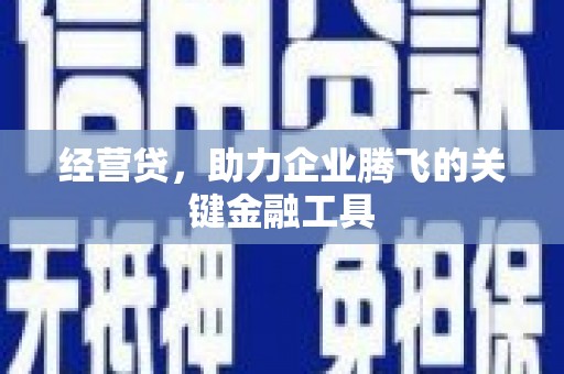 员山经营贷，助力企业腾飞的关键金融工具