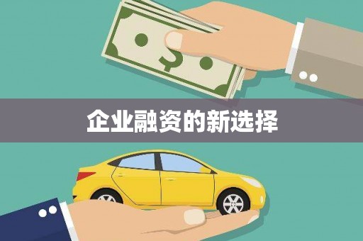 员山企业融资的新选择
