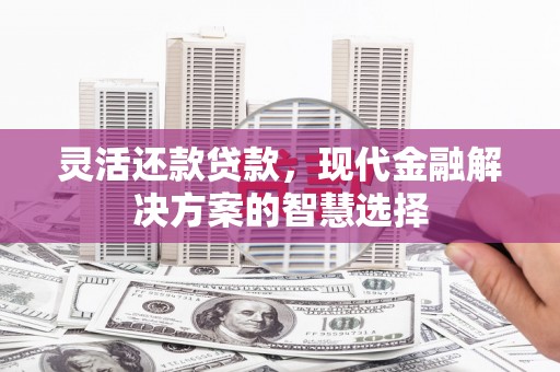 员山灵活还款贷款，现代金融解决方案的智慧选择