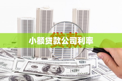 员山小额贷款公司利率