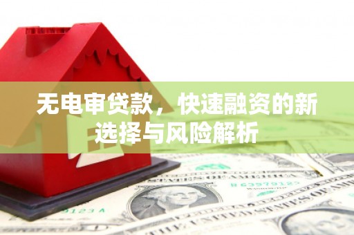 员山无电审贷款，快速融资的新选择与风险解析