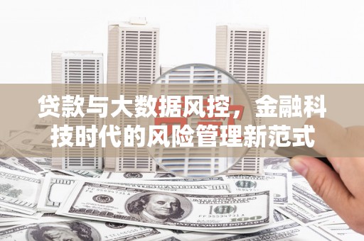 员山贷款与大数据风控，金融科技时代的风险管理新范式