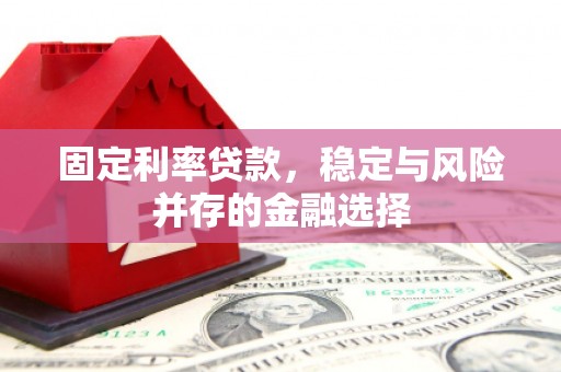 员山固定利率贷款，稳定与风险并存的金融选择