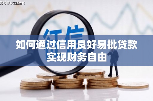 员山如何通过信用良好易批贷款实现财务自由