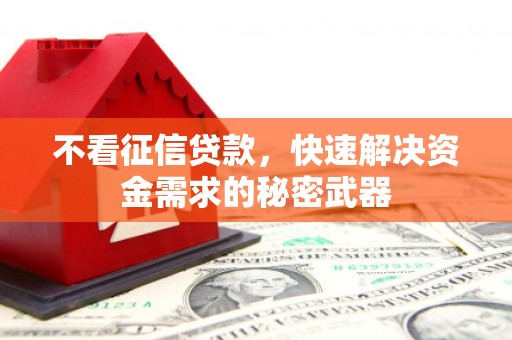 员山不看征信贷款，快速解决资金需求的秘密武器